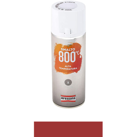 AREXONS SMALTO SPRAY ALTA TEMPERATURA ml. 400 - rosso  -- DF 9018209