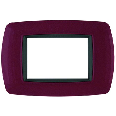 PLACCA COL. AMARANTO 'LIFE' 3 posti - 2983/AM