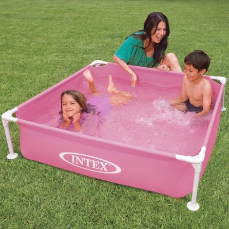 1CF PISCINA CON TELAIO 'MINI FRAME' telo viola (1/5)