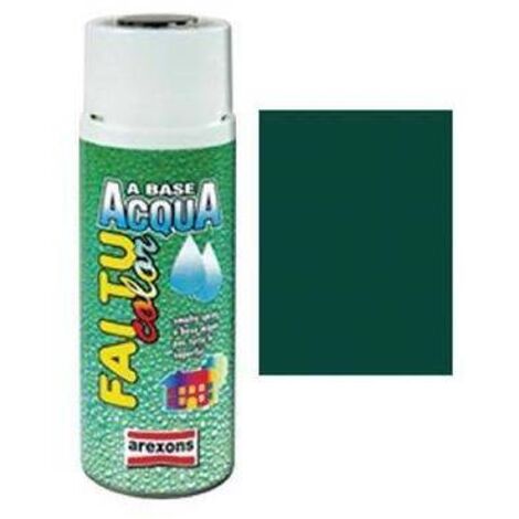 Fai tu color smalto acrilico a base acqua spray - ml.400 - verde muschio lucido (3184) 6 pezzi Arexons