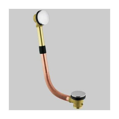 COLONNA SCARICO VASCA CON TAPPO A SCATTO 11/2 a sedere L 56÷65 cm