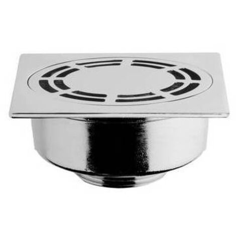 PILETTA PAVIMENTO OTTONE CON GRIGLIA QUADRA 1 1/4 TEA