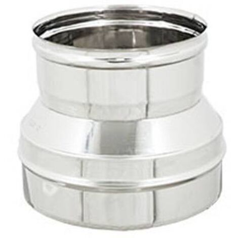 RIDUZIONE INOX PER CANNE FUMARIE Diam. M 200-F 160