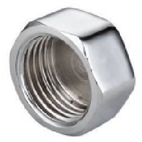 Tappo femmina in ottone cromo ibp  1/2" -CONFFAIDF