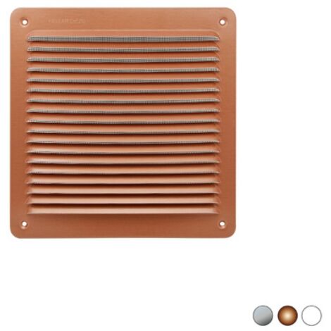 First Griglia da sovrapporre in metallo con rete L228X H228 mm interasse tra i fori 195x195 mm colore bianco per ambienti interni esterni e salini (1/2)