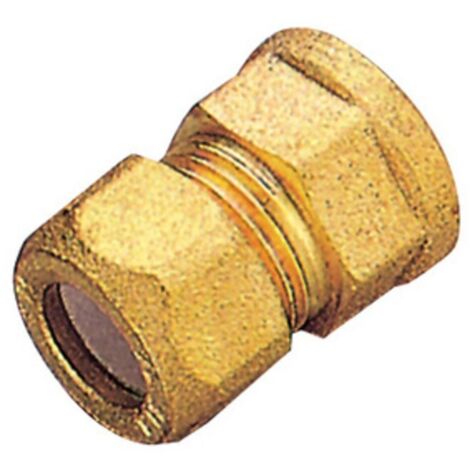PL RACCORDO OTTONE DIRITTO BICONO F/GAS 12X1/2 PES
