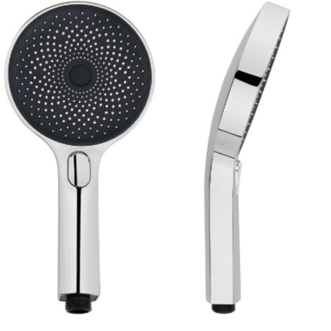 DianHydro doccia doccetta gela 3 getti in ABS cromo con sistema anticalcare 130 mm per doccia vasca (1/2)