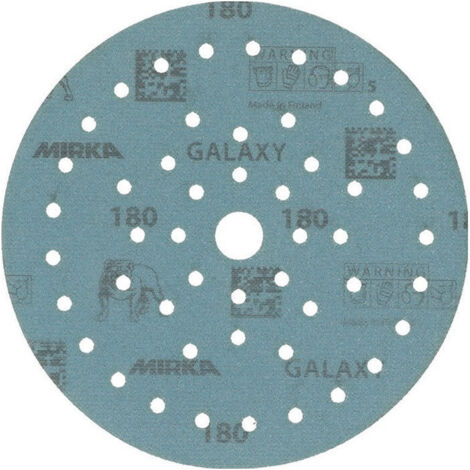 MIRKA - Disco abrasivo per levigatrici (CER) Galaxy multiforo ⌀ (1/2)