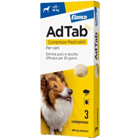 ADTAB COMPRESSE MASTICABILI PER CANI 22 - 45 KG