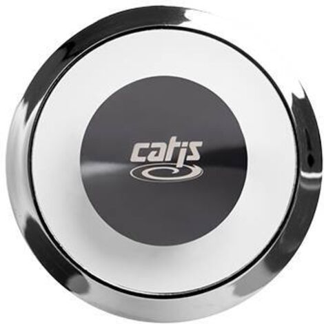Pulsante catis per ecostop cromo d40mm totale 78 mm