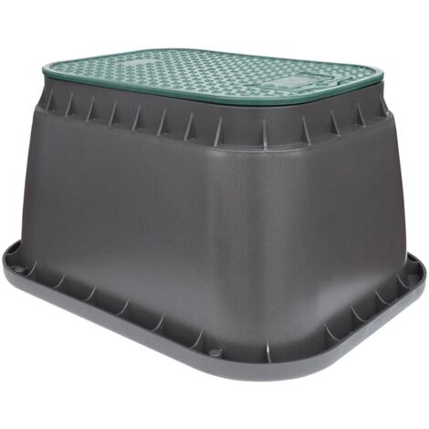 POZZETTO RETTANGOLARE CON COPERCHIO base cm 31,9 x 40 x h 21,7 - coperchio 22,8 x 31 (1/2)