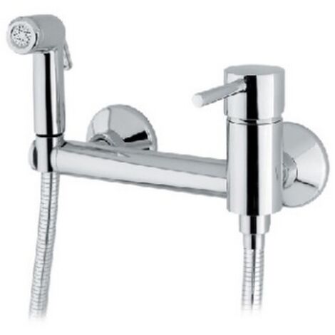 MISCELATORE MONOCOMANDO A PARETE CON KIT DOCCETTA Cromo (1/4)