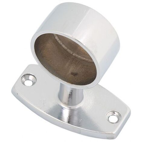 FINALE TUBO CORRIMANO OTTONE CROM D 18 MM 5 PZ