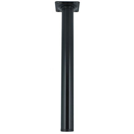 PIEDINO ACCIAIO D. 30 X H 200 MM NERO 4 PZ