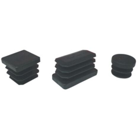 BL PUNTALE ALETTATO TONDO 30 MM NERO 8 PZ