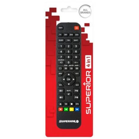 TELECOMANDO TV SUPERIOR PROGRAMMABILE 4 IN 1 (1/2)