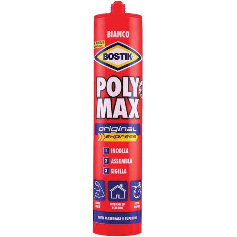 BOSTIK POLYMAX ORIGINAL 425 G NERO CARTUCCIA