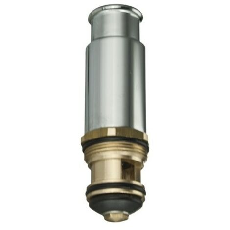 DEVIATORE IN OTTONE PER INCASSO DOCCIA 2 USCITE Cromo