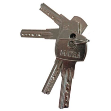 THIRARD 010001 Chiave Per Lucchetto A Mezzaluna - 5,2 Mm, Per Contatori, Quadri Elettrici, Manutenzione, VVF