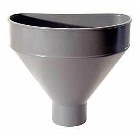 RACCOGLITORE MONOLITICO IN PVC PER PLUVIALI Diam. 100 - Grigio (1/2)