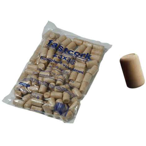 100 pz tappo per vino 23x37mm sintetico fastcork tappi bottiglia bottiglie