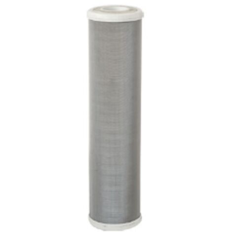 Cartuccia filtrante acciaio inox h 10" filtrazione 60 micron riutilizzabile filtro inox
