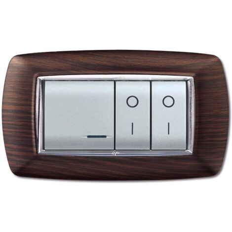 PLACCA LIFE LIVING PLAST WENGE 4P