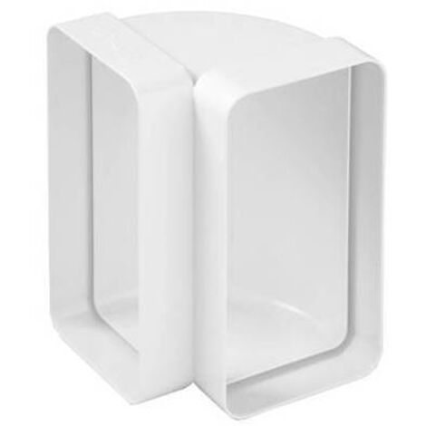 CURVA VERTICALE IN ABS PER TUBO RETTANGOLARE mm 220x90