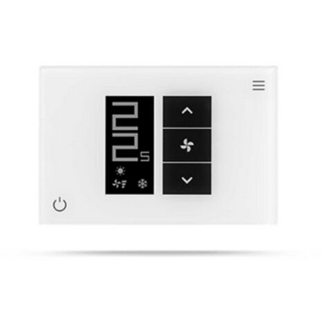CRONOTERMOSTATO SMART DIAMOND WIFI FANCOIL Bianco (1/5)