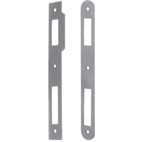 CONTROPIASTRA PER SERRATURA 'PATENT' B.T. ottonato verniciato - interasse 70 mm