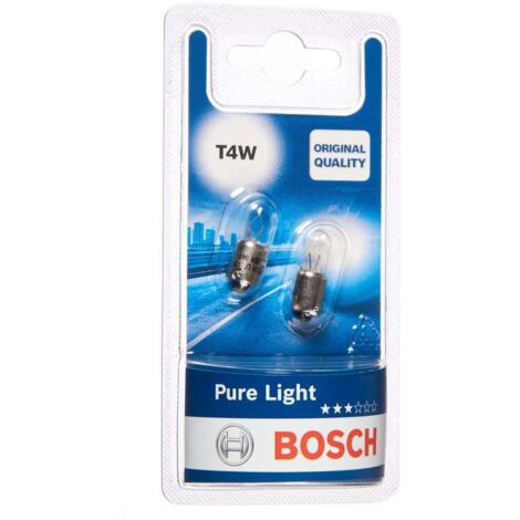 BOSCH LAMPADINA 12V 4W T4W BA9S (1/4)