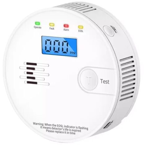 RILEVATORE MONOSSIDO DI CARBONIO A BATTERIA '710053' 3 AA (1/4)