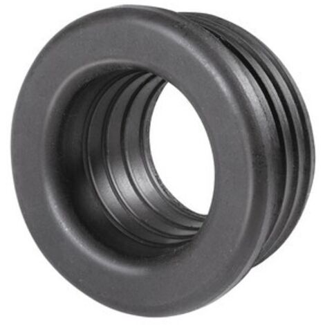 MORSETTO IN GOMMA NERA PER CURVE TECNICHE Diam. int. 25-26