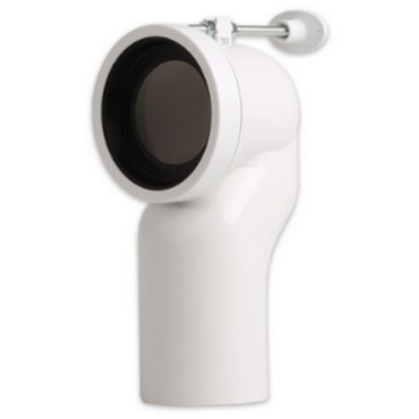 Ceramica Dolomite curva tecnica in plastica 90o ad S per scarico wc