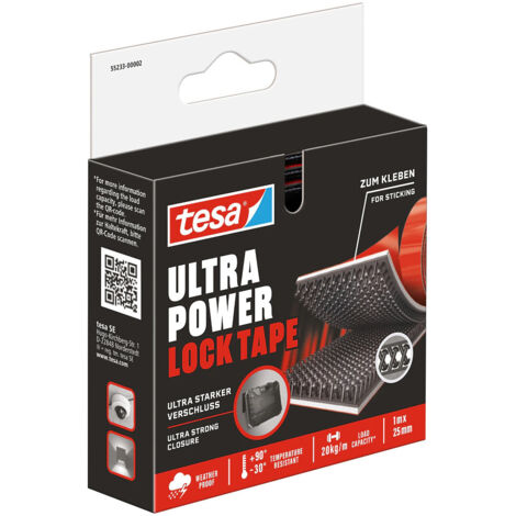 NASTRO ADESIVO 'ULTRA POWER LOCK' mm 25 x 1 mt - 1 rotolo (1/5)