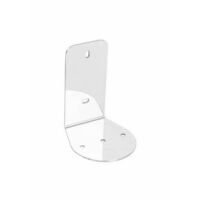 Placca fissaggio a muro per porta scopino zeus Cromo cm 7,1 x 10 x 8,2METAF