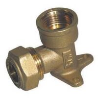 GOMITO A 90° CON FLANGIA O-RING FEMMINA TIEMME GAS 1/2 x 16 TIEMM
