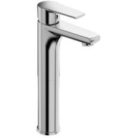 MISCELATORE MONOCOMANDO LAVABO ALTO LINEA TEN Cromo