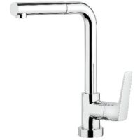 MISCELATORE MONOC. LAVELLO CON DOCCIA ESTRAIBILE SPARTACO Cromo