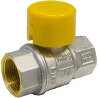 Valvola A Sfera Gas F/F Con Cappuccio Piombabile Tiemme 1/2" Mop5