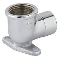 Gomito ff con flangia ottone cromo 1/2CAVAL