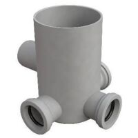 POZZETTO A PAVIMENTO CON BICCHIERE 4 VIE MODELLO ALTO Diam. 50 BONOM