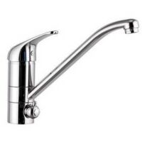 MISCELATORE MONOCOMANDO LAVELLO CON DEVIATORE LINEA EPIC Cromo