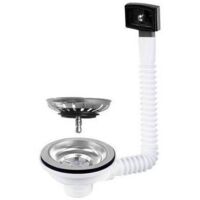 PILETTA LAVELLO CESTELLO ASPORTABILE CON TROPPO PIENO 1"1/2 D.115 CTP Rettangolare
