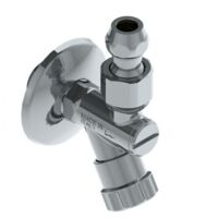 RUBINETTO SOTTOLAVABO A VITONE CON FILTRO A SNODO 1/2x10