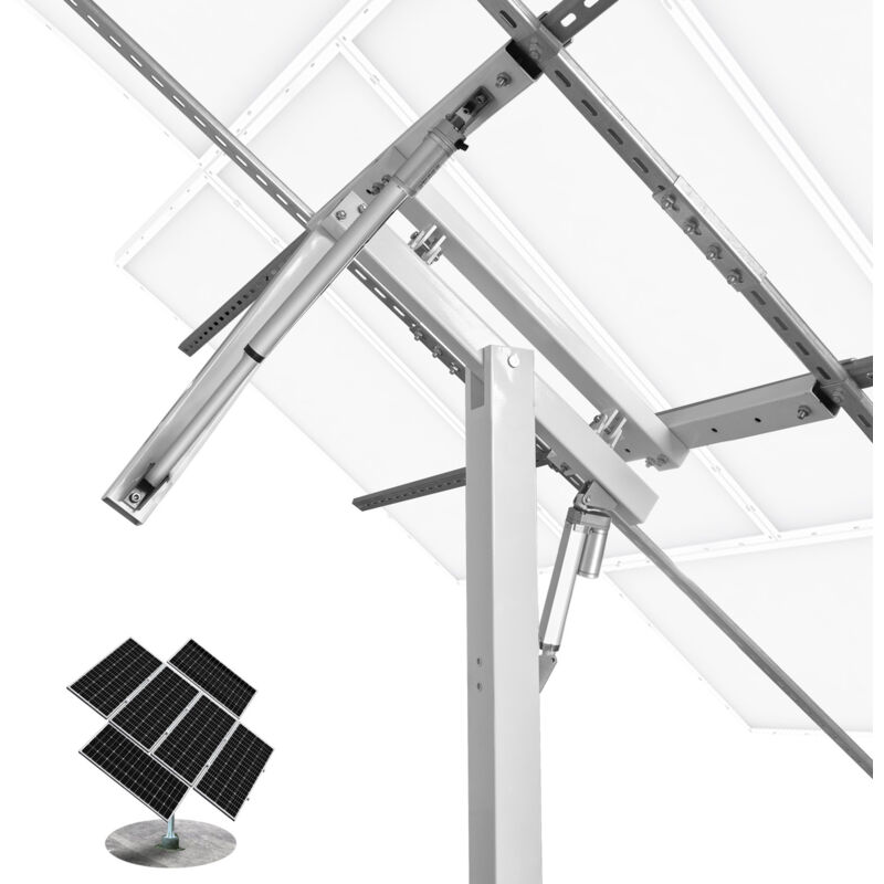 Dual-Axis Solar Tracking System Dual-Axis Solar Tracker System – Automatischer Sonnennachführer Für PV-Anlagen Automatische Nachführung