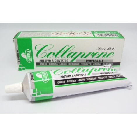 COLLAPRENE COLLA ADESIVO CUOIO GOMMA LEGNO SUGHERO TESSUTO CARTA CARTONE 10972
