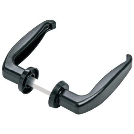 Maniglia per porta in ferro art. 210 con distanza quadro/maniglia mm 4050 in alluminio