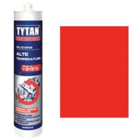 Silicone Rosso Alte basse Temperature Tytan adesivo sigillante forno canne fumarie