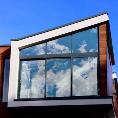 Film adhésif effet miroir sans tain 100 x 90 - 1